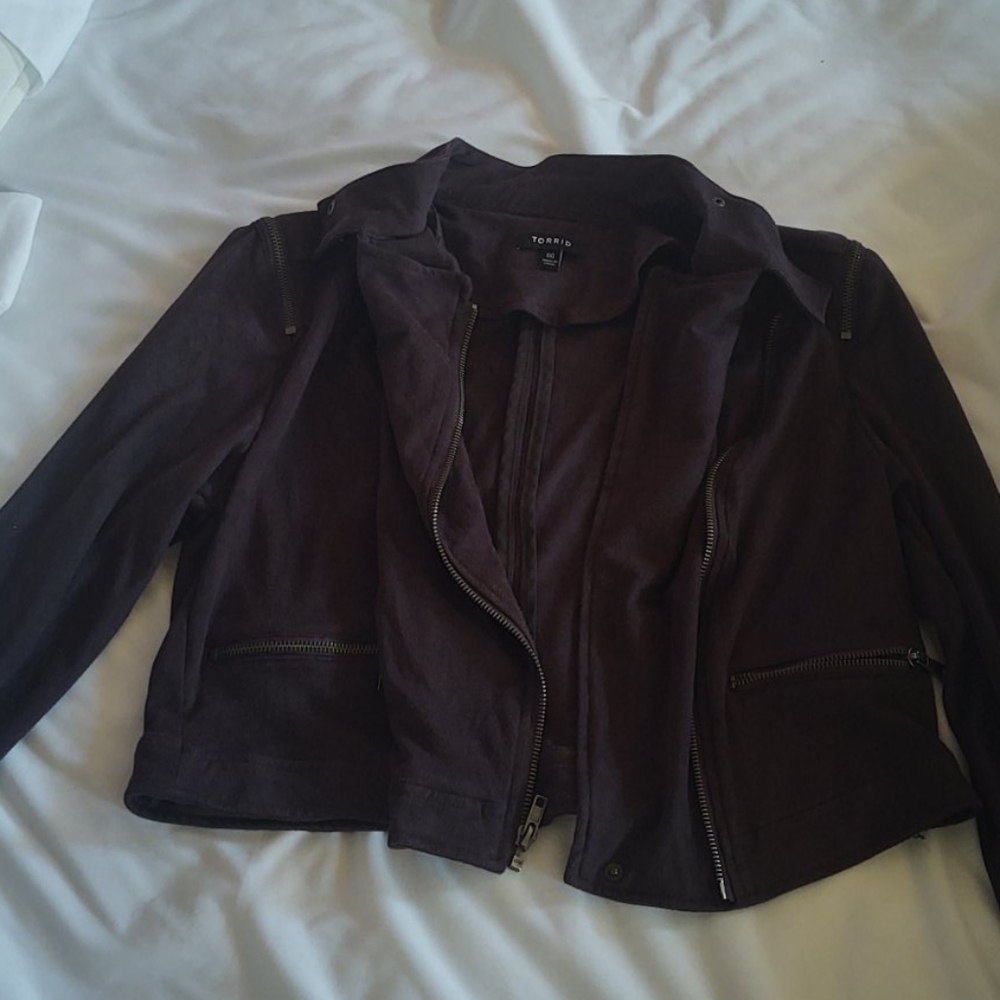 Torrid biker blazer